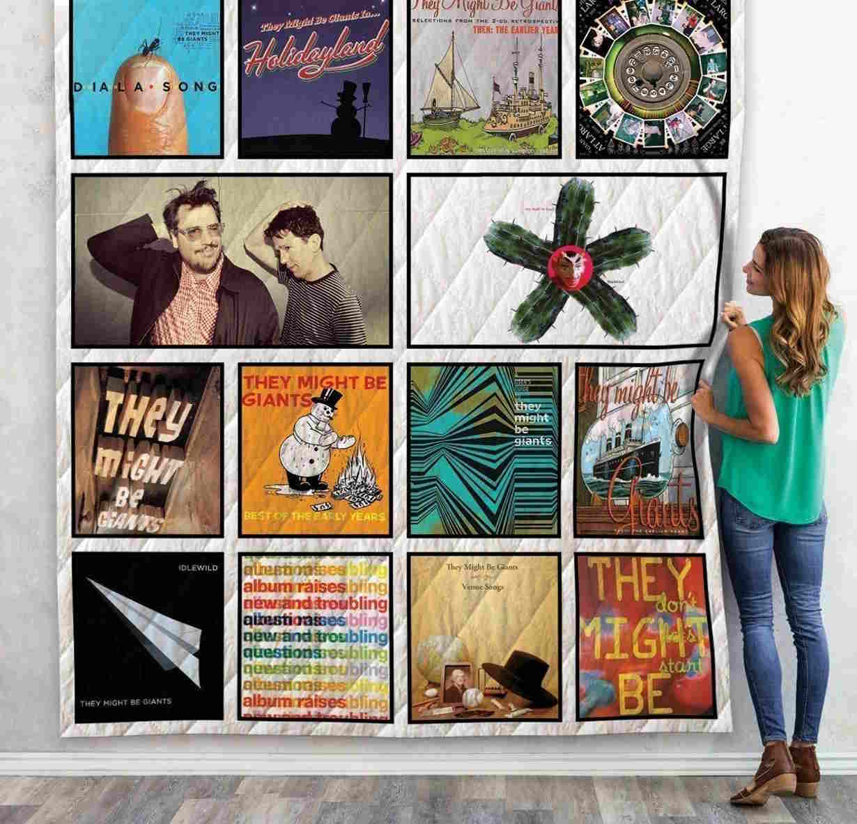 They Might Be Giants Compilations Album 3D Quilt Blanket