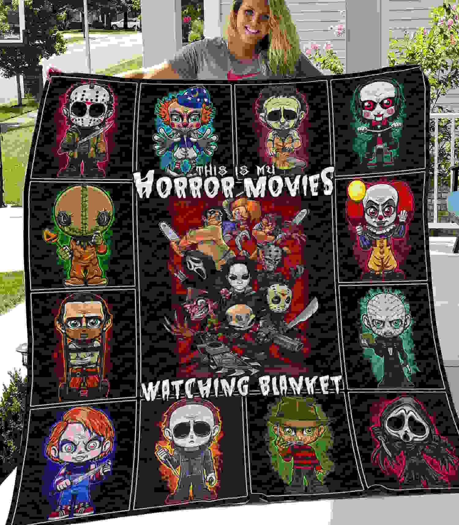 This Is My Horror Movies Quilt Blanket