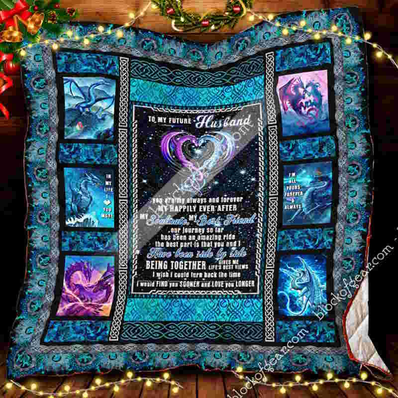 To My Future Husband, Dragon 3D Quilt Blanket