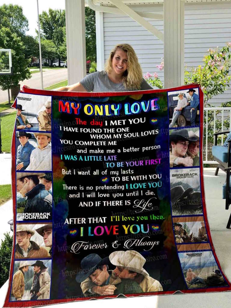 To My Love Brokeback Mountain Quilt Blanket