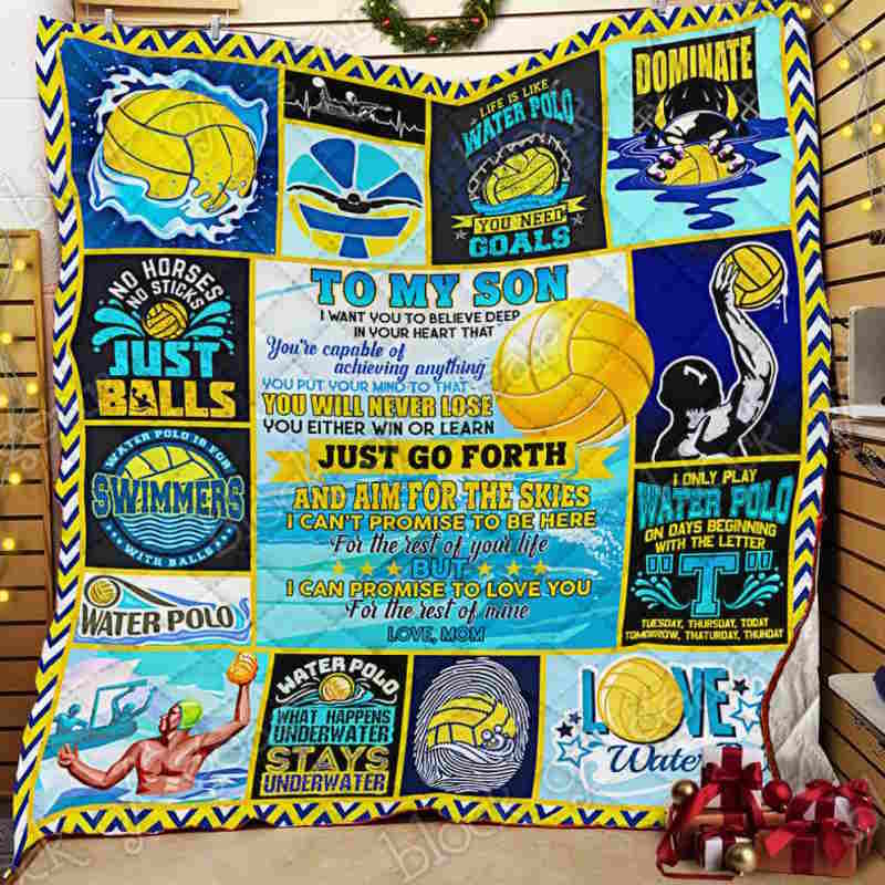 To My Son, Water Polo 3D Quilt Blanket