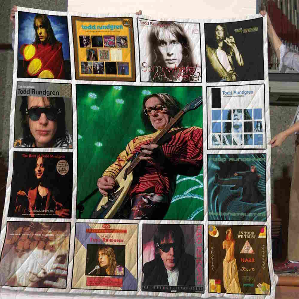 Todd Rundgren Compilation Album 3D Quilt Blanket