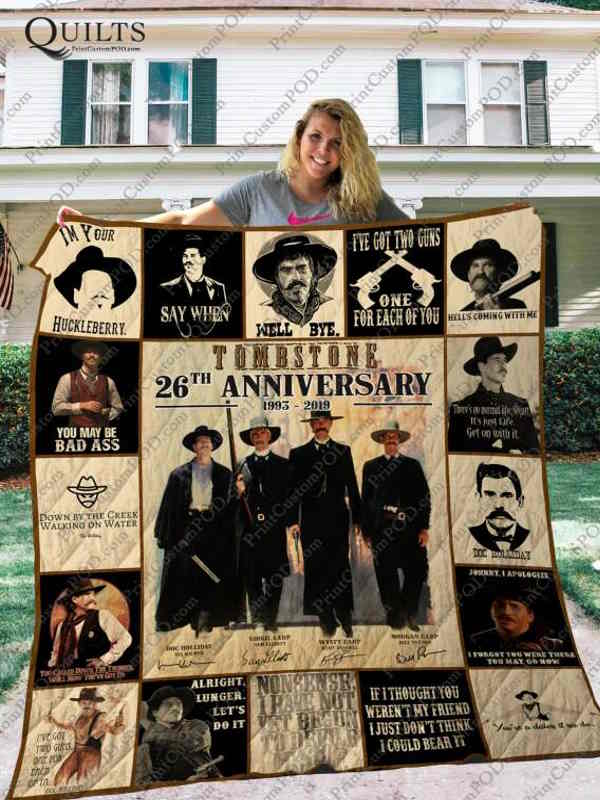 Tombstone 2 Anniversary 3D Quilt Blanket