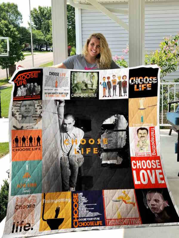 Trainspotting 3D Quilt Blanket