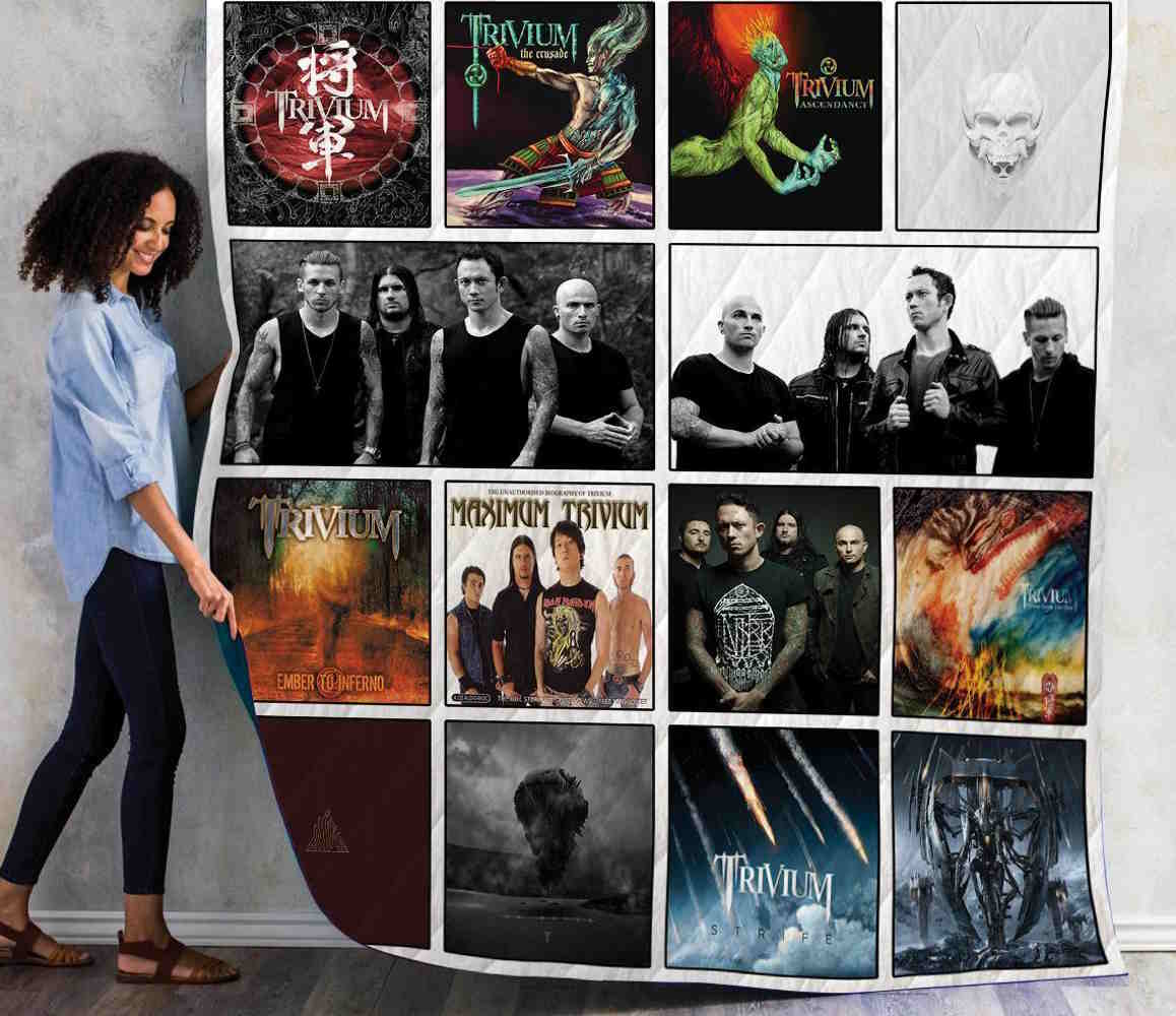 Trivium Albums 3D Quilt Blanket