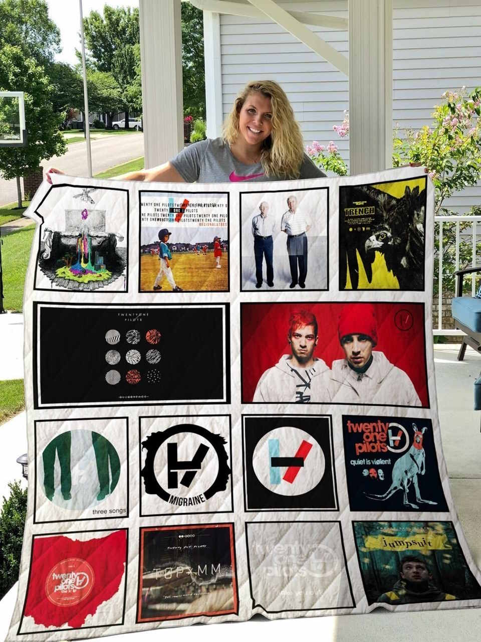 Twenty One Pilots Quilt Blanket