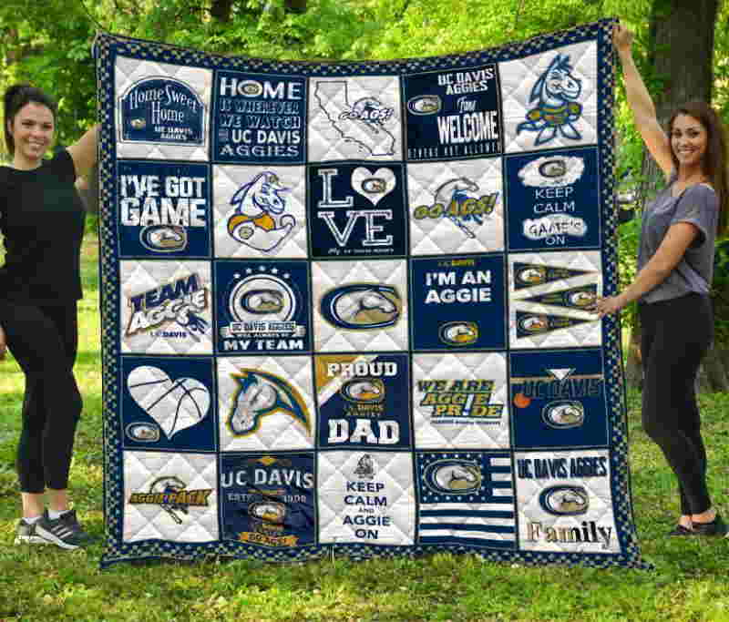 Uc Davis 3D Quilt Blanket