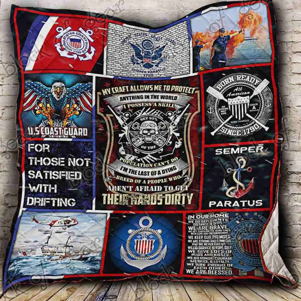 U.S Coast Guard 3D Quilt Blanket