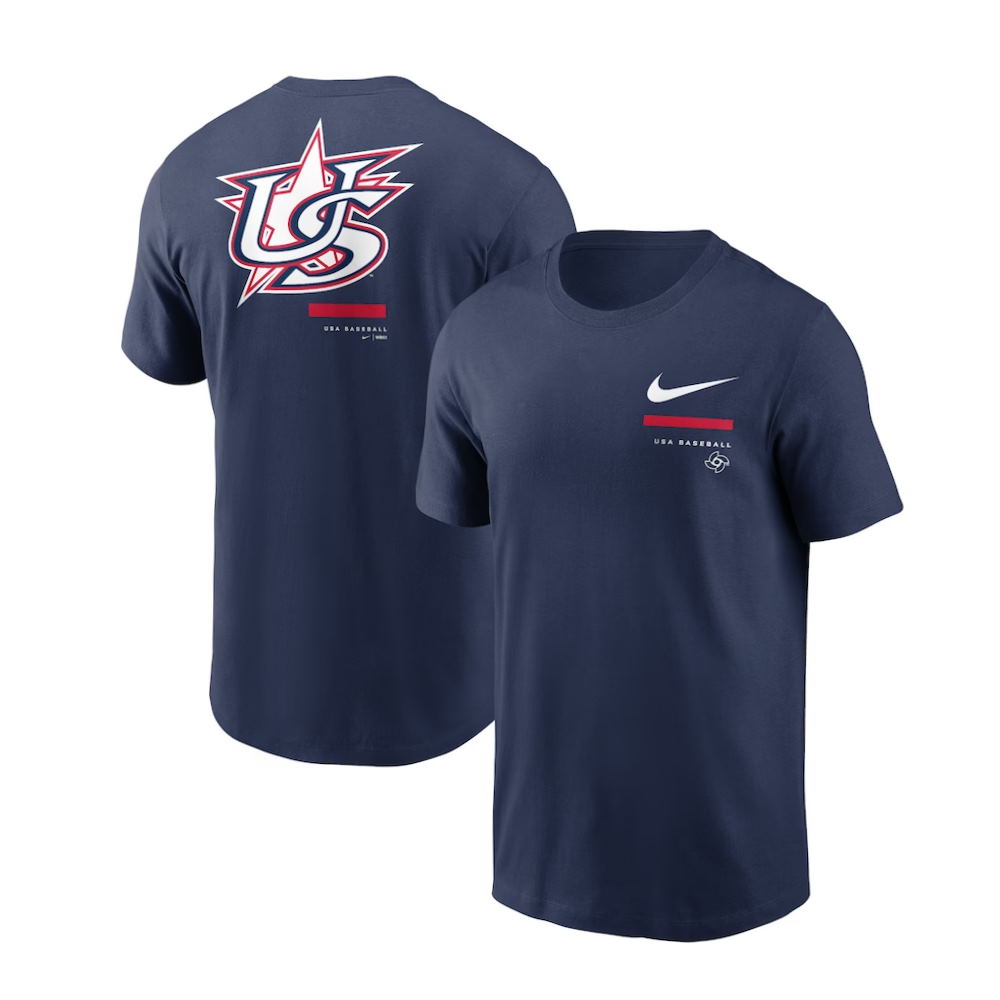 USA Baseball 2023 World Baseball Classic Over Shoulder T-Shirt