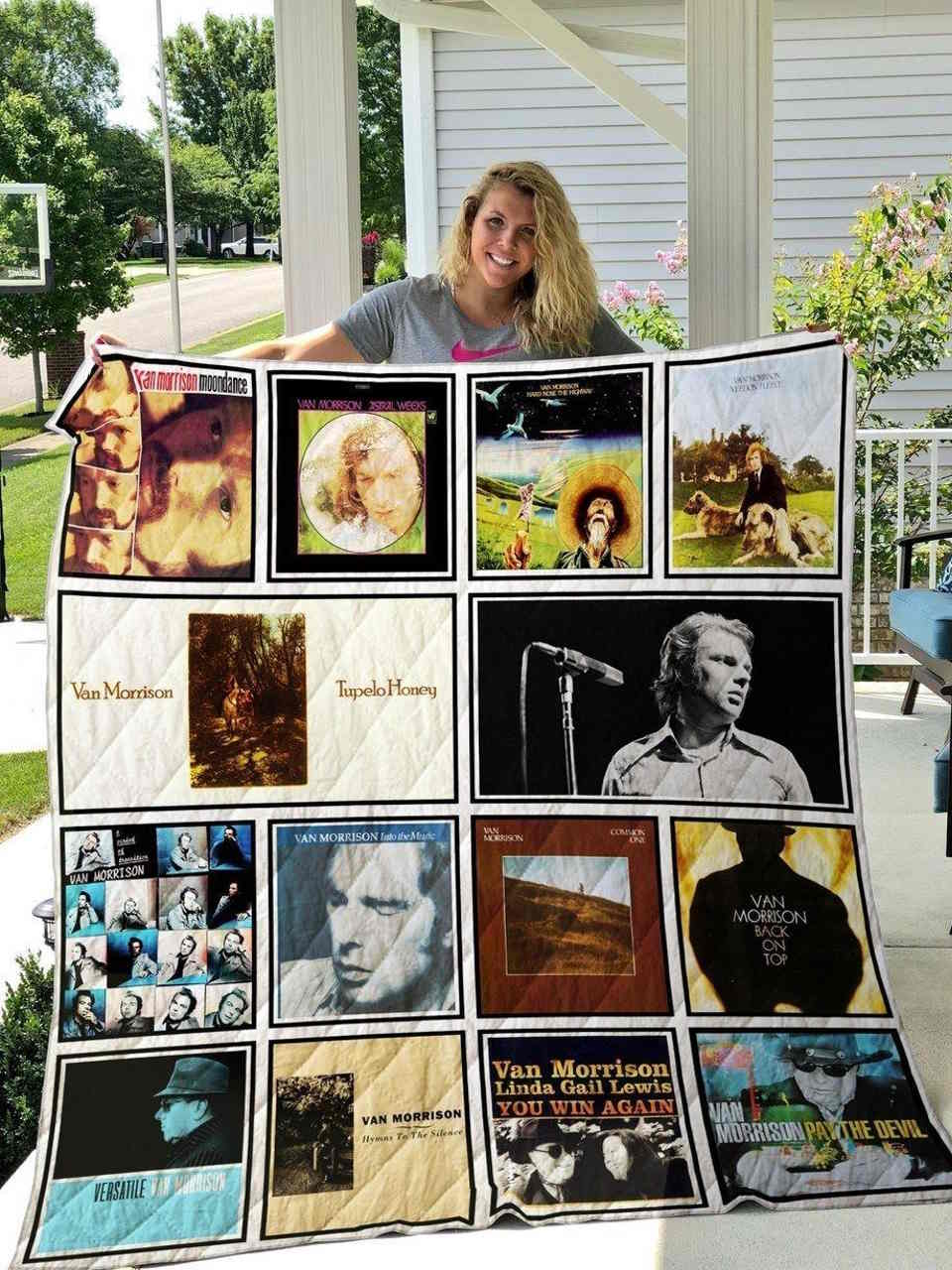 Van Morrison 3D Quilt Blanket