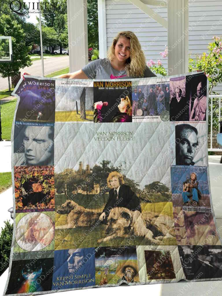 Van Morrison Albums 3D Quilt Blanket