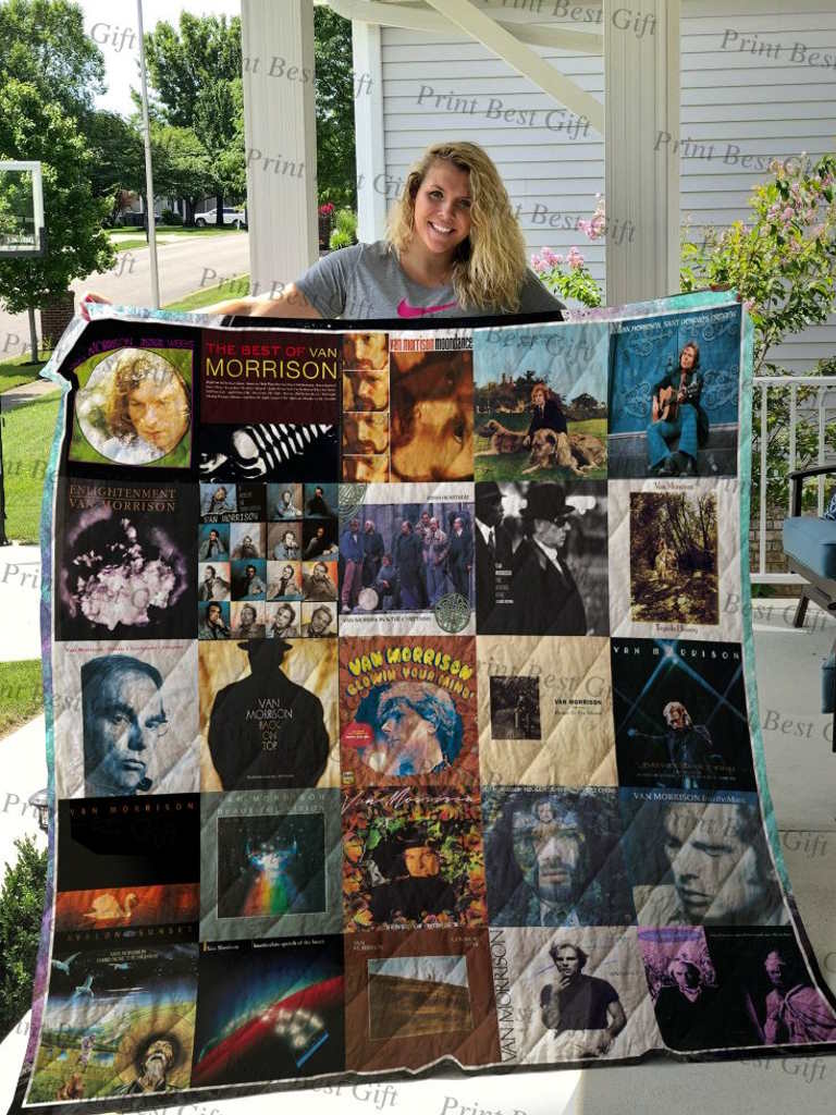 Van Morrison Albums Quilt Blanket