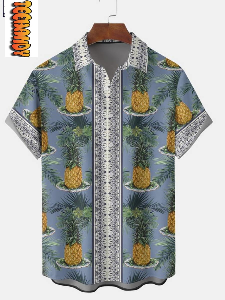 Vintage Pineapple Hawaiian Shirt