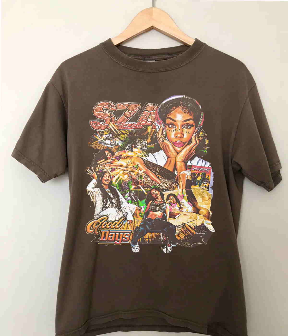 Vintage SZA Good Days Shirt, SZA 90s Shirt, Sza New Bootleg 90s  T-Shirt