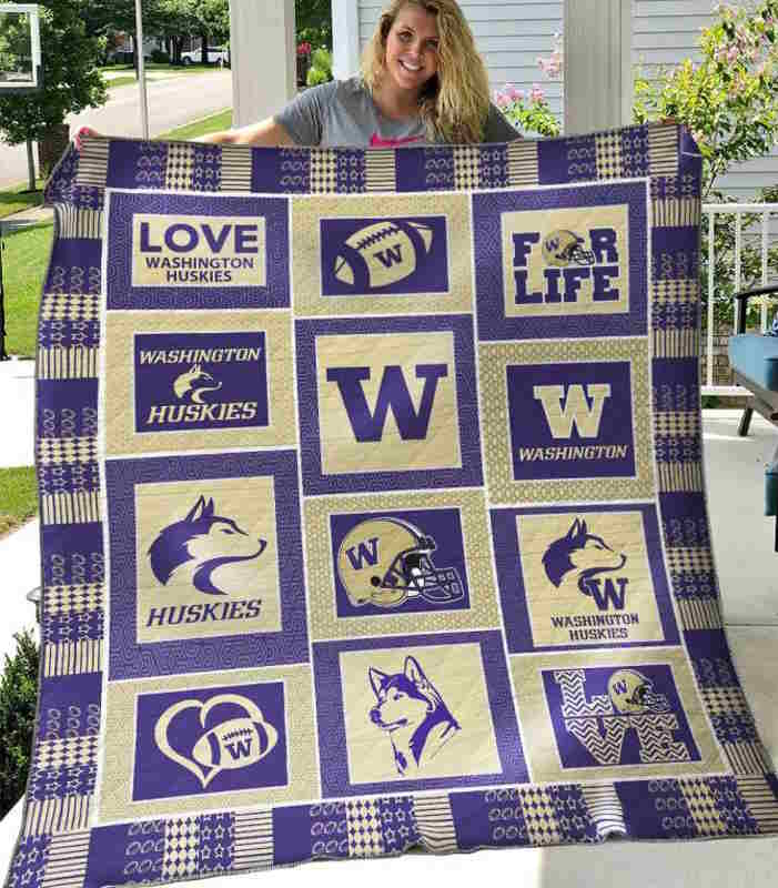 Washington Huskies Quilt Blanket