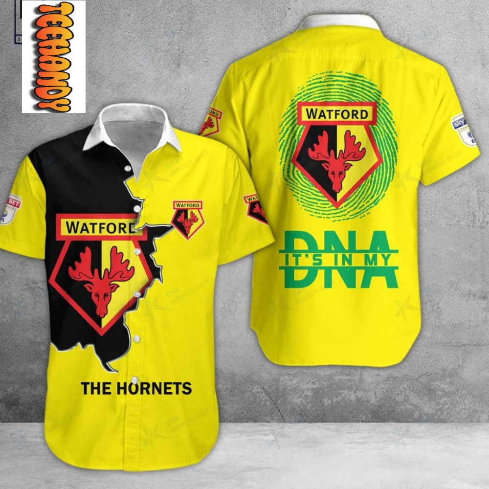 Watford The Hornets Is My DNA Hawaiian Shirt