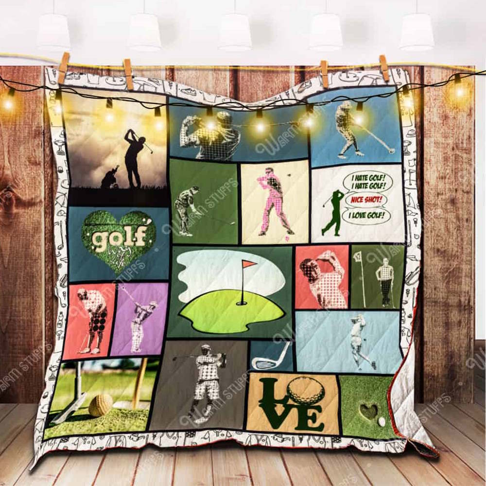 Way Of Life Golf 3D Quilt Blanket