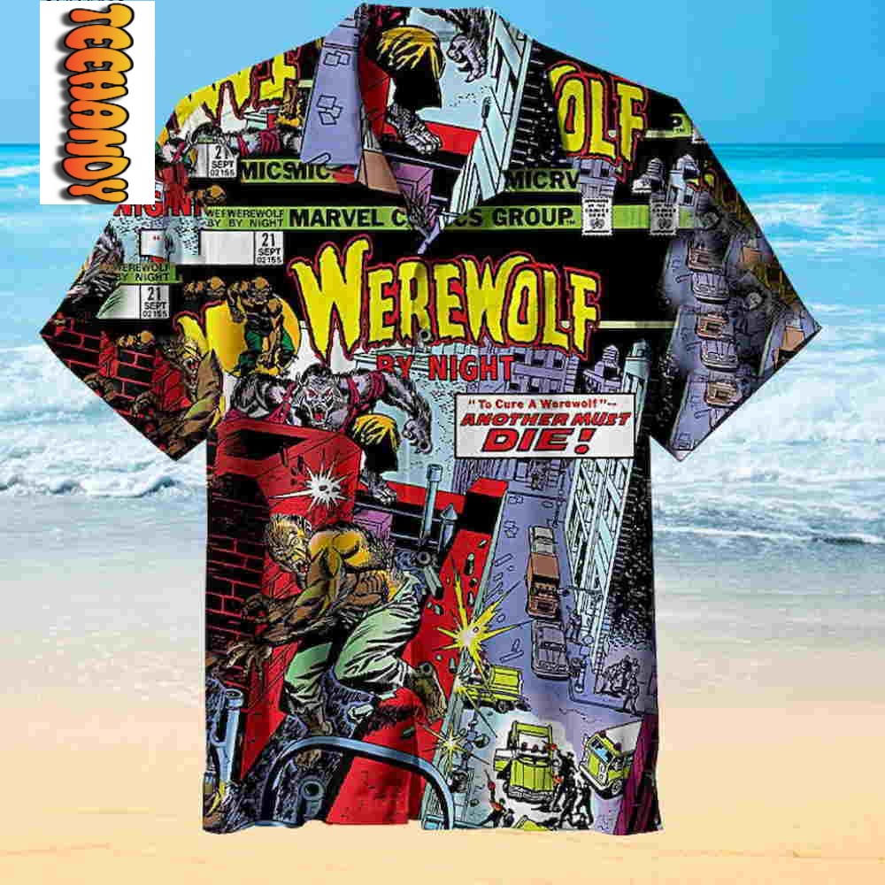 Werewolf By Night Hawaiian Shirt