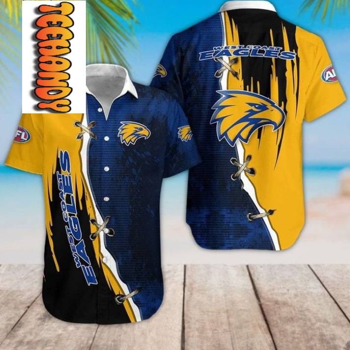 West Coast Eagles Football Club 3D Hawaiian Shirt