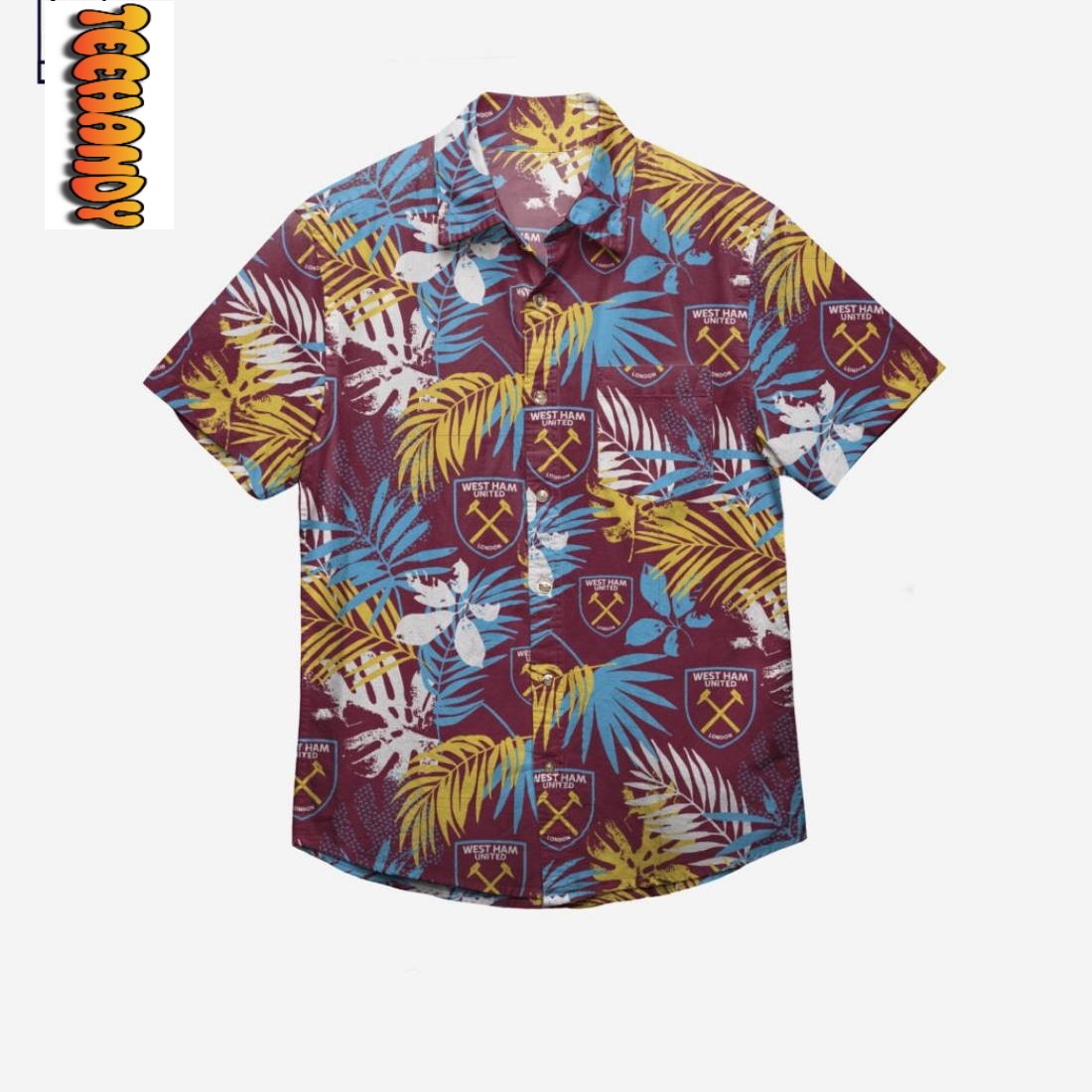 West Ham United FC 3D Hawaiian Shirt