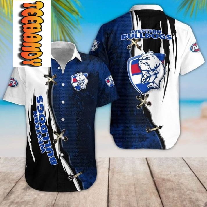 Western Bulldogs Football Club 3D Hawaiian Shirt