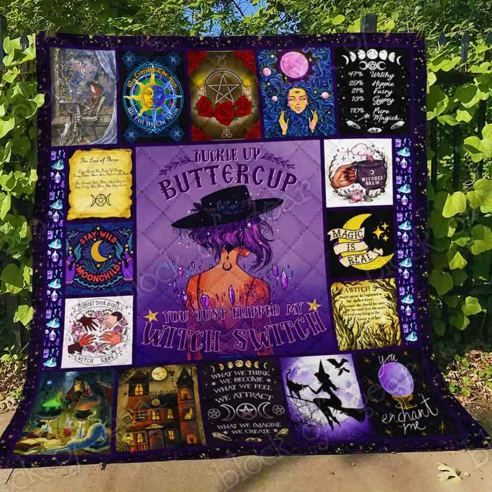 Wiccai See Your Monster 3D Quilt Blanket