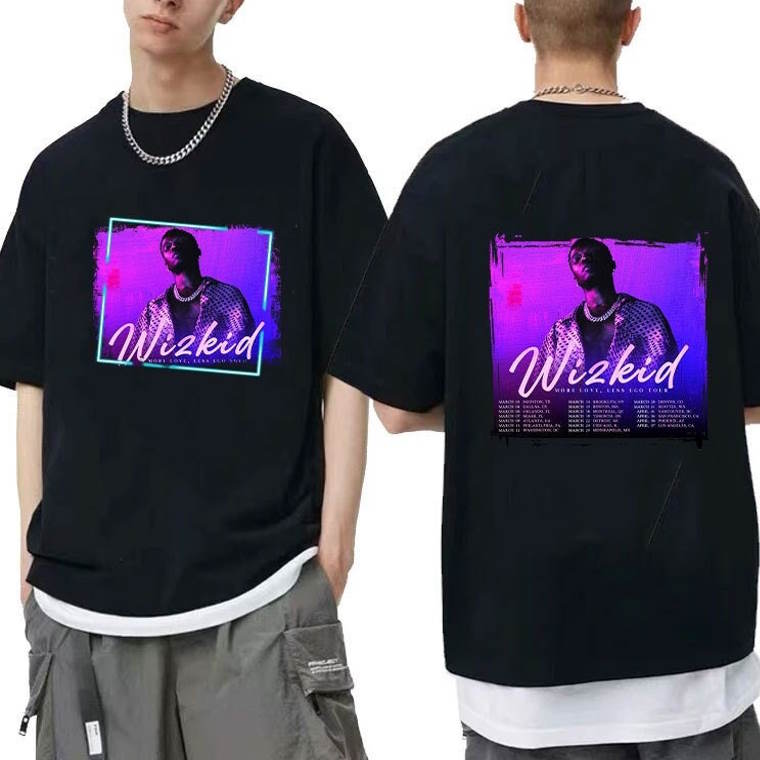 Wizkid 2023 Tour Shirt Wizkid More Love Less Ego Tour Shirt