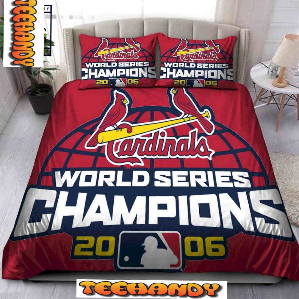 World Series Championships 2006 St Louis Cardinals Bedding Set