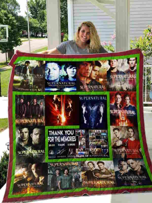 Years Of Supernatural 3D Quilt Blanket