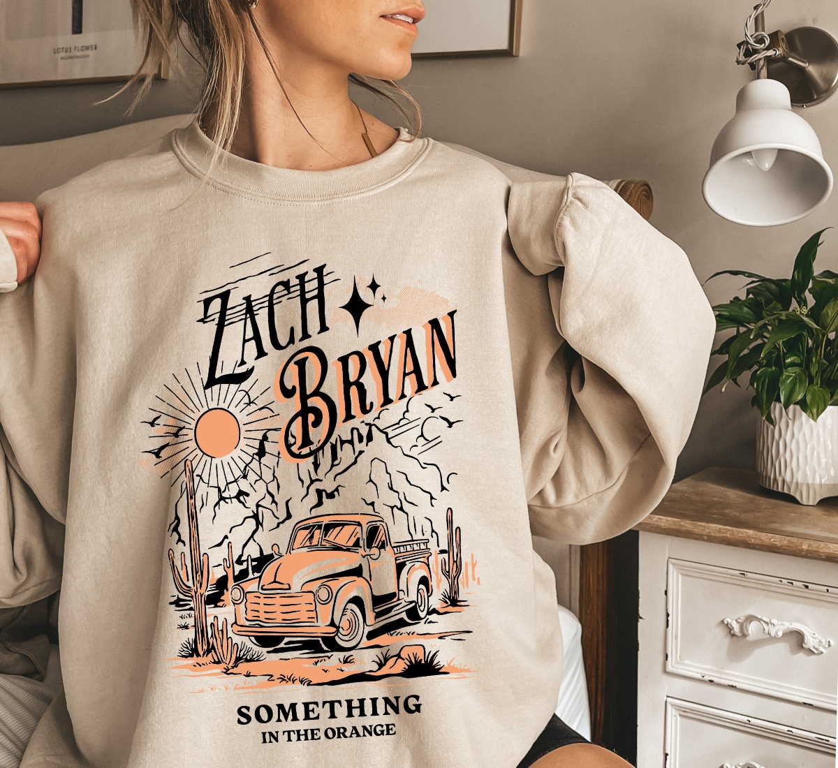 Zach Bryan Something In The Orange Sweatshirt
