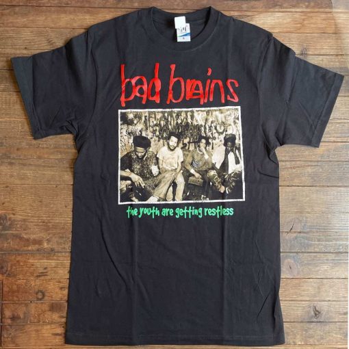 1990 Bad Brains The Youth Are Getting Restless Album Promo T-Shirt, Bad Brains Tour 1990 T-Shirt