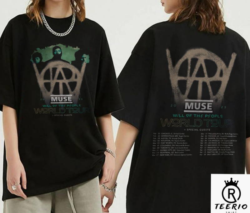 2023 Muse Band T-Shirt, Will Of The People Tour 2022-2023 Sweatshirt