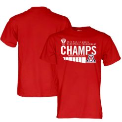 Arizona Wildcats 2023 PAC-12 Men’s Basketball Conference Tournament Champions Locker Room T-Shirt