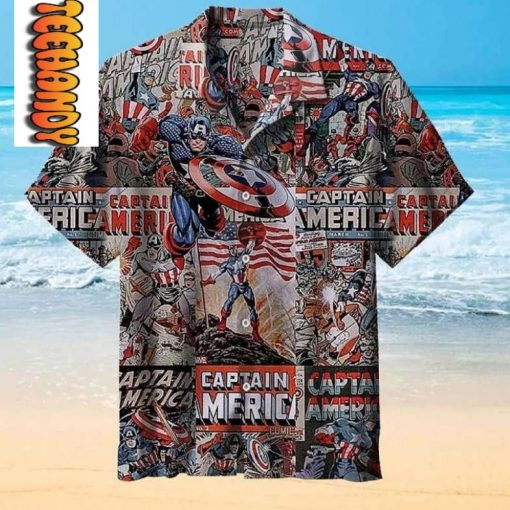 Captain America Hawaiian Shirt