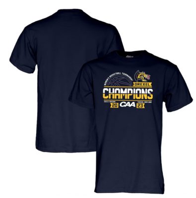 Drexel Dragons 2023 CAA Women’s Basketball Conference Tournament Champions Locker Room T-Shirt