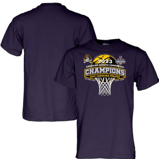 ECU Pirates 2023 AAC Women’s Basketball Conference Tournament Champions Locker Room T-Shirt