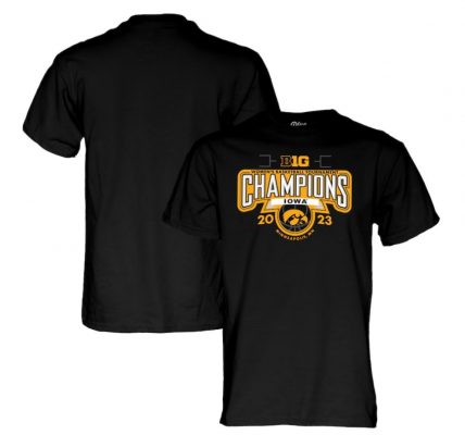 Iowa Hawkeyes 2023 Big Ten Women’s Basketball Conference Tournament Champions Locker Room T-Shirt