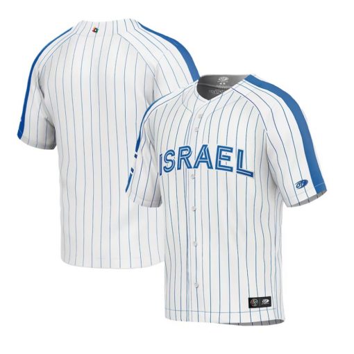 Israel Baseball White 2023 World Baseball Classic Jersey