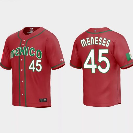 Joey Meneses Mexico Baseball 2023 World Baseball Classic Replica Jersey