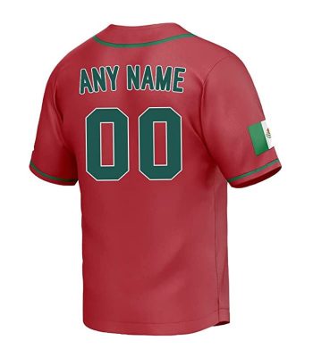 Mexico Baseball 2023 World Baseball Classic Jersey with Any Name and Number Jesey 1 1