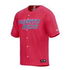 Puerto Rico Baseball 2023 World Baseball Classic Red Jersey 2