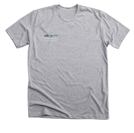 Silicon Valley Bank Liquidity Analytics T Shirt