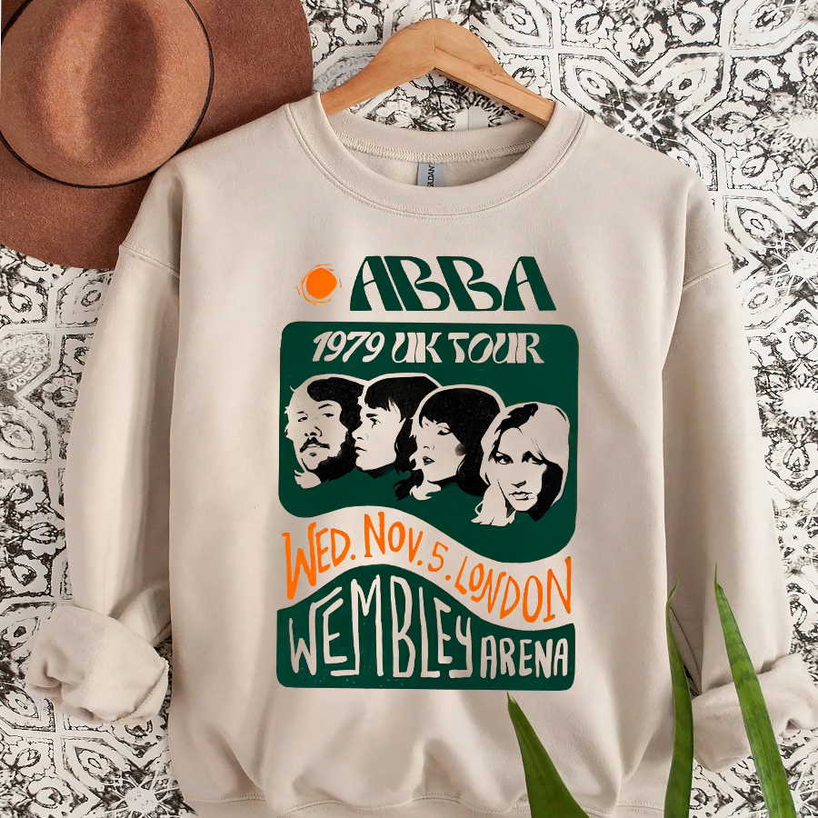 ABBA The Tour Sweatshirt, Retro ABBA 1979 Tour Shirt