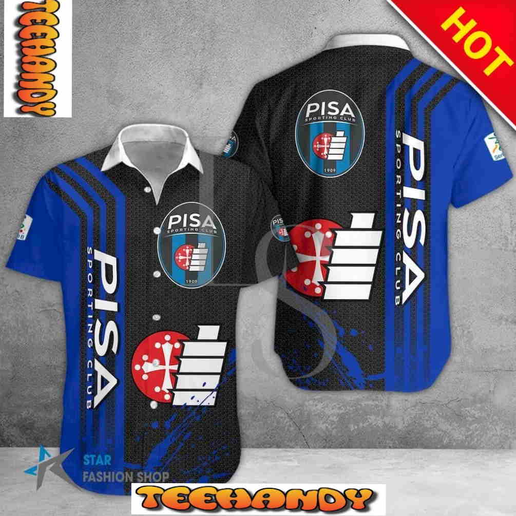 AC Pisa 1909 Seria B Hawaiian Shirt