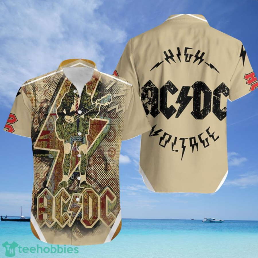 ACDC Angus Young Highway To Hell Hawaiian Shirt