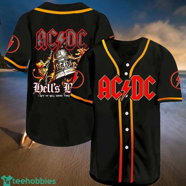 ACDC Got My Bell Rock Band Baseball Jersey