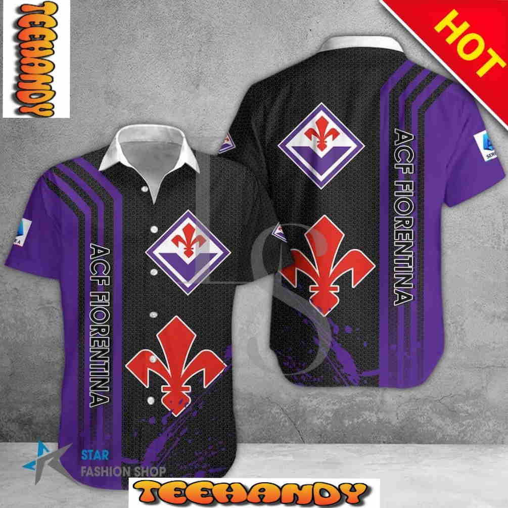 ACF Fiorentina Seria A Hawaiian Shirt