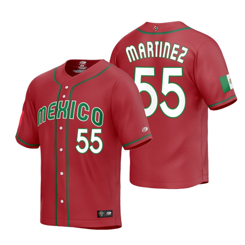 Adrian Martinez Mexico Baseball Red 2023 World Baseball Classic Jersey