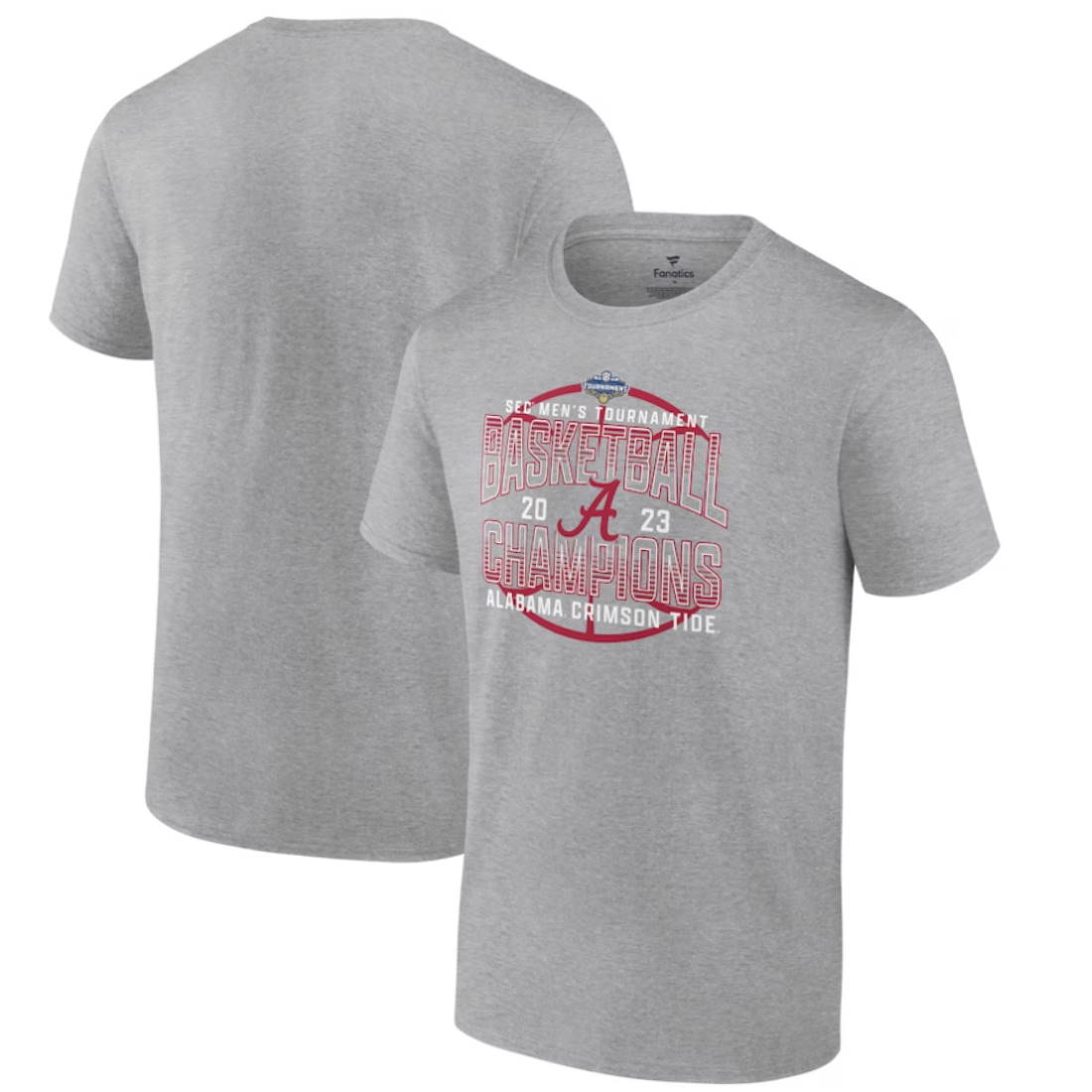 Alabama Crimson Tide 2023 SEC Men’s Basketball Conference Tournament Champions T-Shirt