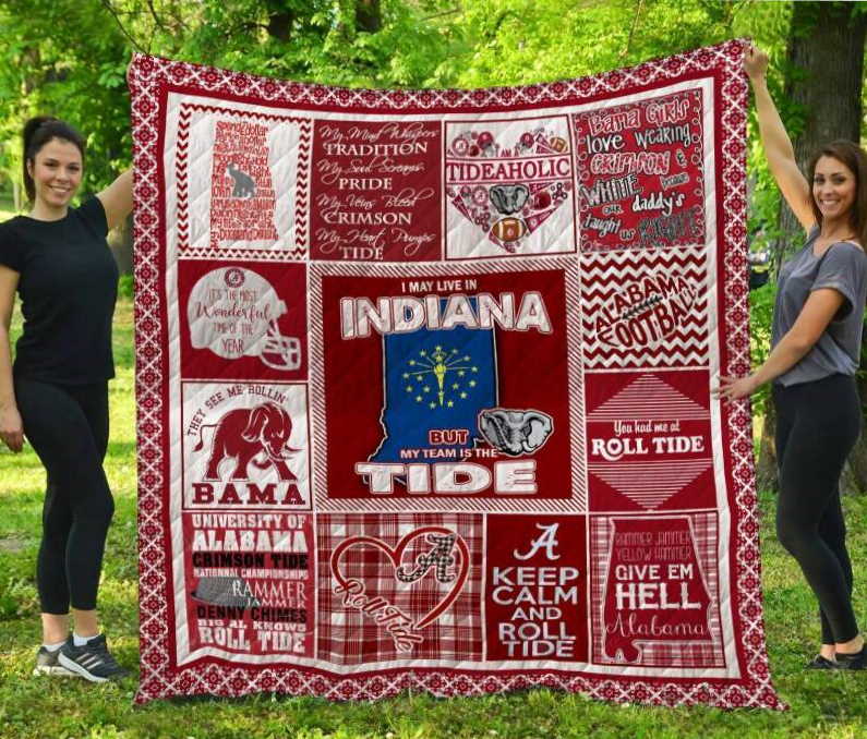 Alabama Crimson Tide Montana 3D Customized Quilt Blanket